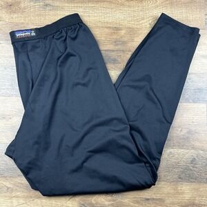 Patagonia Thermal Capilene Performance Baselayer Leggings Size L Color Black